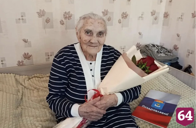 Саратовскую труженицу тыла в 98 лет радуют 9 правнуков