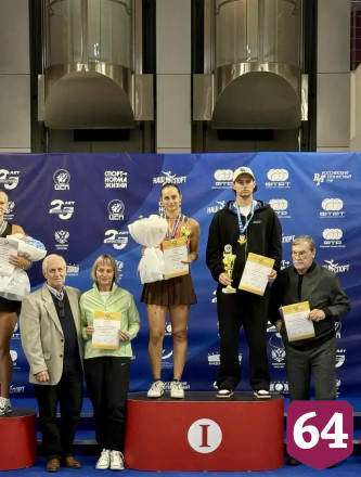 Саратовская теннисистка завоевала золото чемпионата России