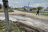 Саратовцы пожаловались на разбитую дорогу у вокзала