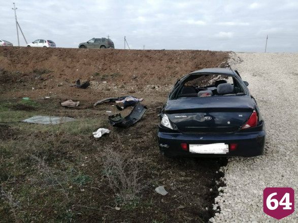 Водитель иномарки погиб в дорожной аварии под Саратовом