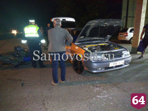 Подростки на мотоцикле разбились в ДТП с легковушкой под Саратовом