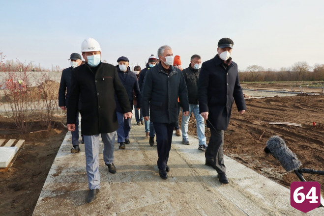 Вячеслав Володин побывал на стройплощадке Парка покорителей космоса