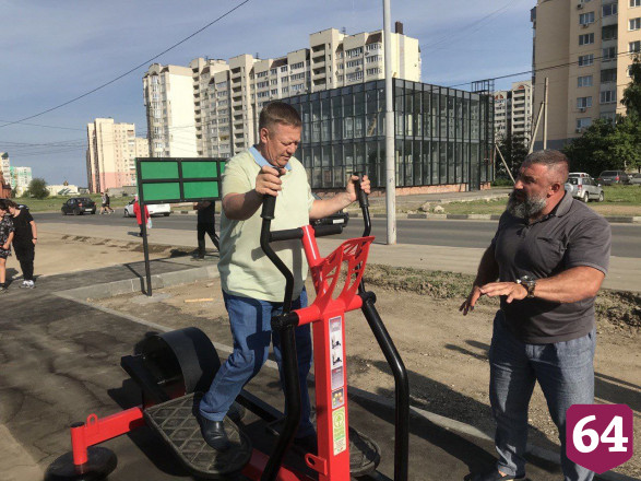 В Саратове открыли первый в России фитнес-парк