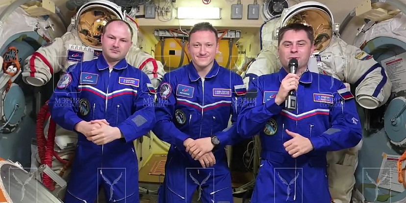 Космонавты на борту МКС назвали Саратов особым городом