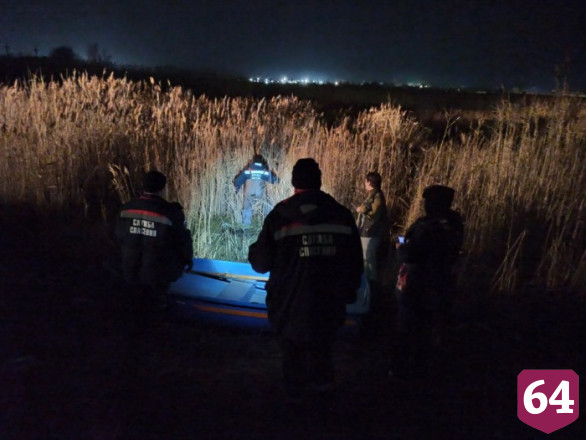 В Елшанке спасатели вытащили увязшего в камышах алабая