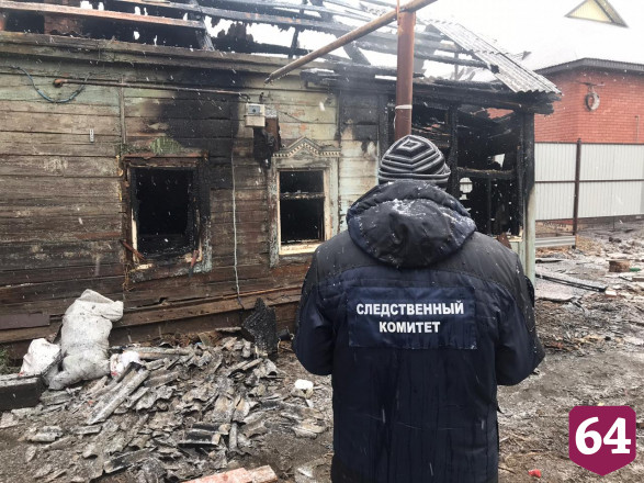 Хозяин сгорел вместе с домом на утреннем пожаре
