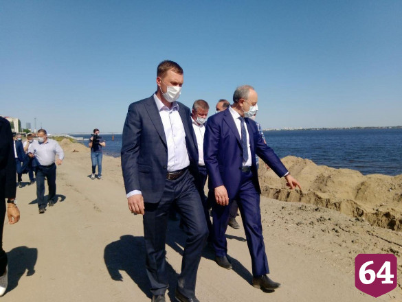 Губернатор потребовал от строителей набережной не терять время 