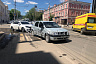 В центре Саратова иномарку отбросило на пешехода