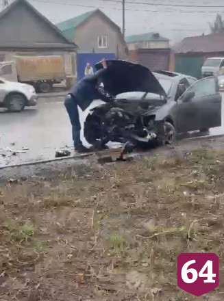 Появилось видео массового ДТП с пострадавшими в Энгельсе