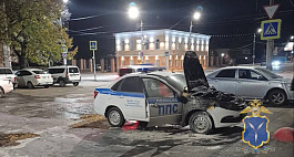 В Саратовской области на студентку завели дело о теракте за поджог полицейской машины
