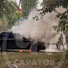На Шехурдина сгорела легковушка