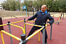 В саратовском поселке построили спортплощадку с окопом