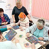 Саратовские пенсионерки для улучшения памяти используют геоборд