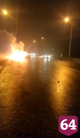 Под Саратовом в автомобиле сгорел водитель