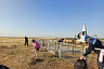 Жители саратовского села убрались на братской могиле красноармейцев