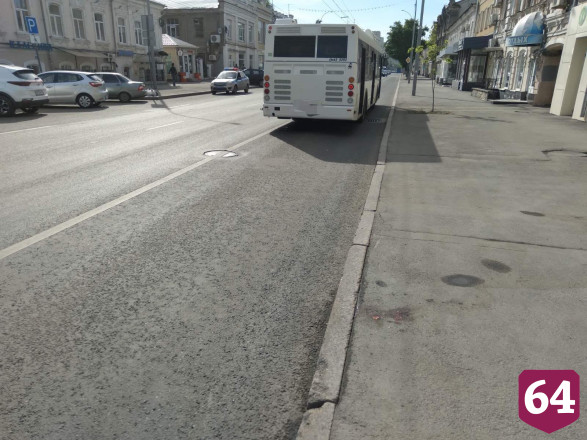 На Московской автобус сбил нарушителя ПДД