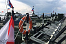 Жители Саратова оценили необычную фотосессию на военном пароме 