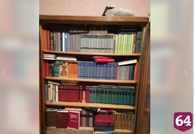 В Саратове за полмиллиона продают книги вместе со шкафами