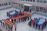 Энгельсская школа «Патриот» провела акцию «Zа мир!»