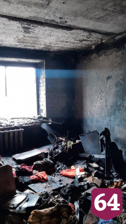 В Саратове из горящей девятиэтажки эвакуировали 26 жильцов