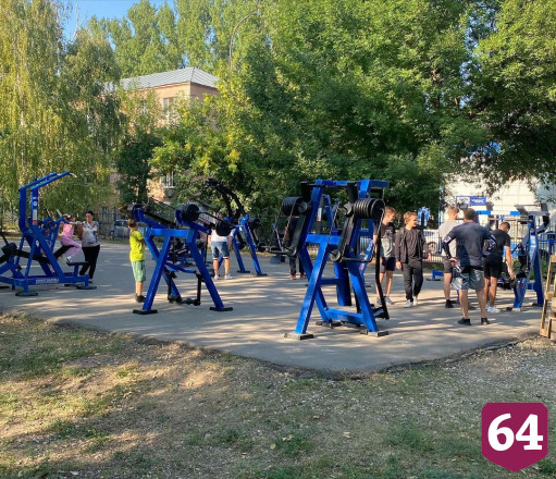В третьем народном фитнес-парке установили первые тренажеры