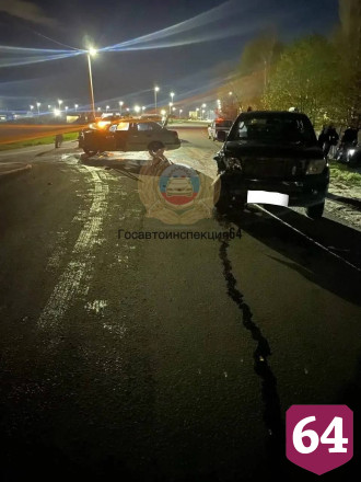 Женщина пострадала в ДТП с иномарками в Саратове