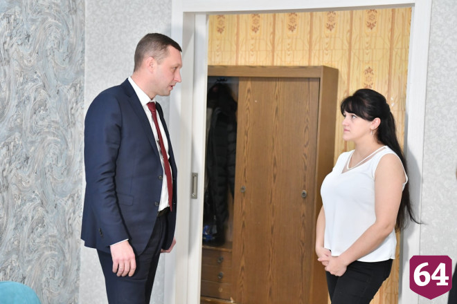 Губернатор встретился с семьей мобилизованного из Балакова