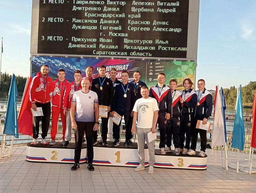 Саратовские гребцы поднялись на пьедестал чемпионата России