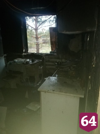 На пожаре под Саратовом погибли отец с сыном
