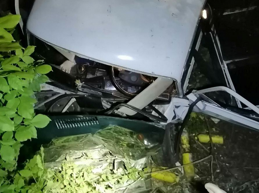 Под Саратовом 2 мужчин погибли в сбивших ограждение «Жигулях»  
