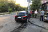 «Ауди» протаранила столб на улице Рабочей