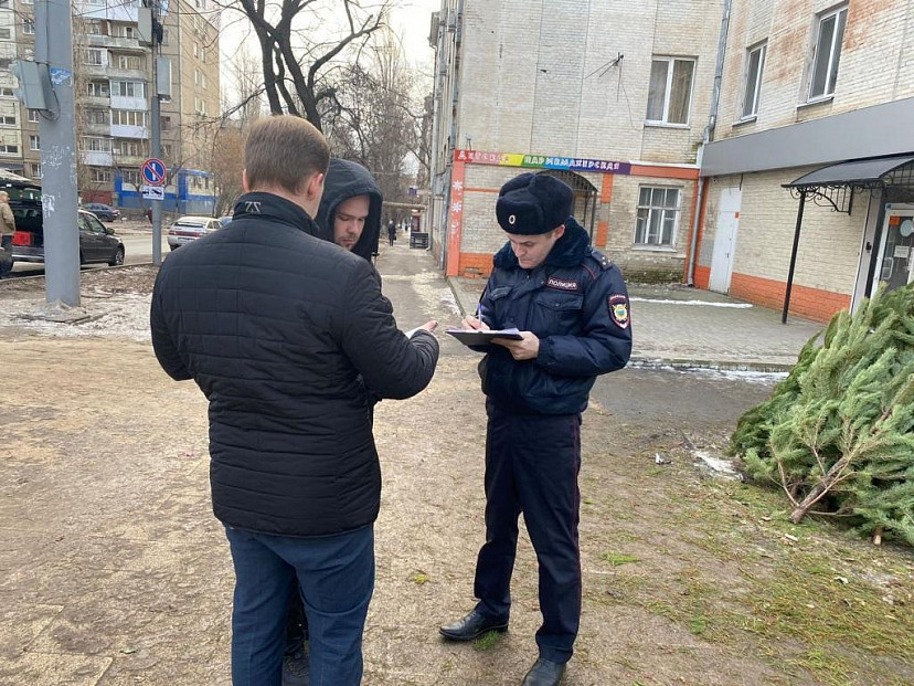 В Саратове выявили четыре незаконных елочных базара