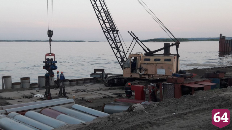 Строительству новой набережной в Саратове мешает «высокая вода» 