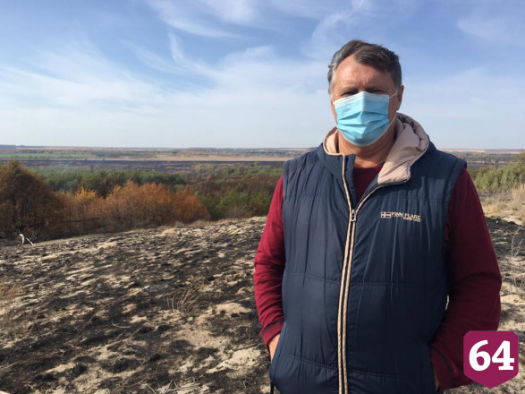 В Саратовской области на месте лесного пожара выставили караульных 