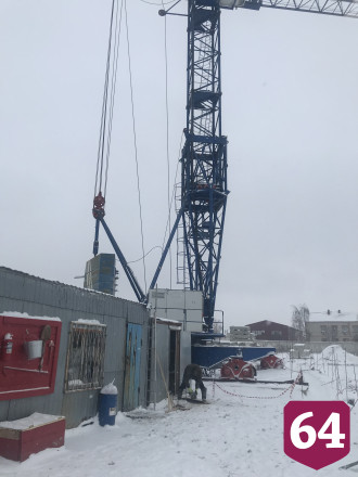Новый корпус лицея под Саратовом строят при любой погоде