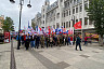 В Саратове в День России развернули 60-метровый флаг