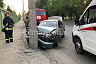 Компания юношей на иномарке разбилась в ДТП у Трофимовского моста