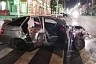 В центре Саратова BMW врезалась в дом после ДТП