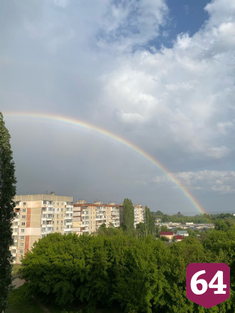 Саратовцы делились в сети снимками двойной радуги