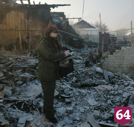 Пенсионер погиб на пожаре в нетопленом доме