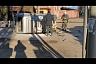 В аварии у детской поликлиники «Нива» перевернулась на бок