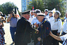 В День ВМФ в Энгельсе подняли Андреевский флаг