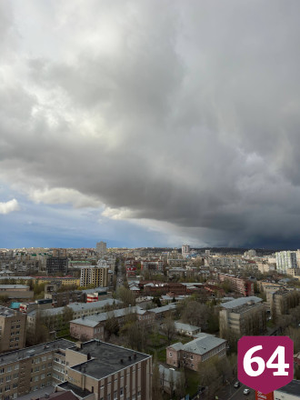 На Волге в Саратове наблюдается шторм