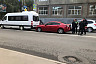 Иномарка протаранила микроавтобус в центре Саратова