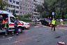 В Саратове молодой водитель опрокинул иномарку на крышу 