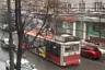 В Саратове из-за короткого замыкания загорелся троллейбус