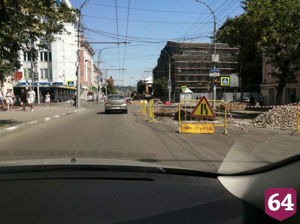 В Саратове подрядчиков оштрафуют за траншеи без ограждений