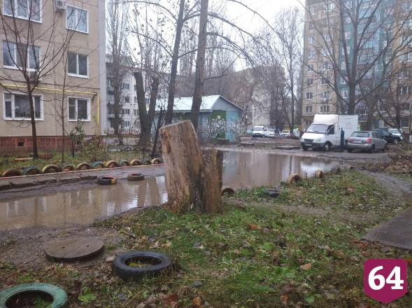 Беременная пожаловалась на затопленную годами дорогу
