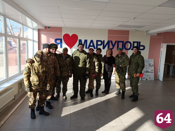 Саратовцы доставили гуманитарную помощь в школу Мариуполя