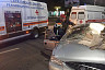 В Саратове иномарка протаранила столб